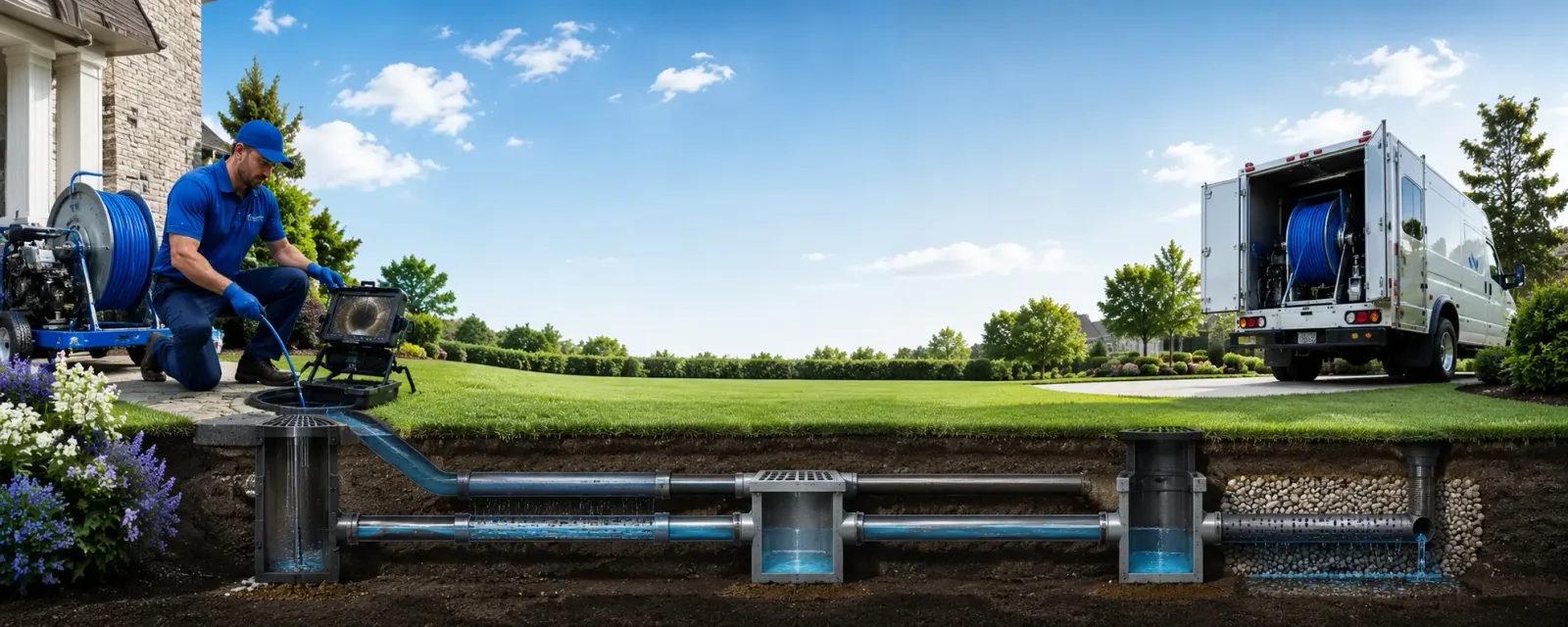 Outdoor drain cleaning information for Pflugerville, TX