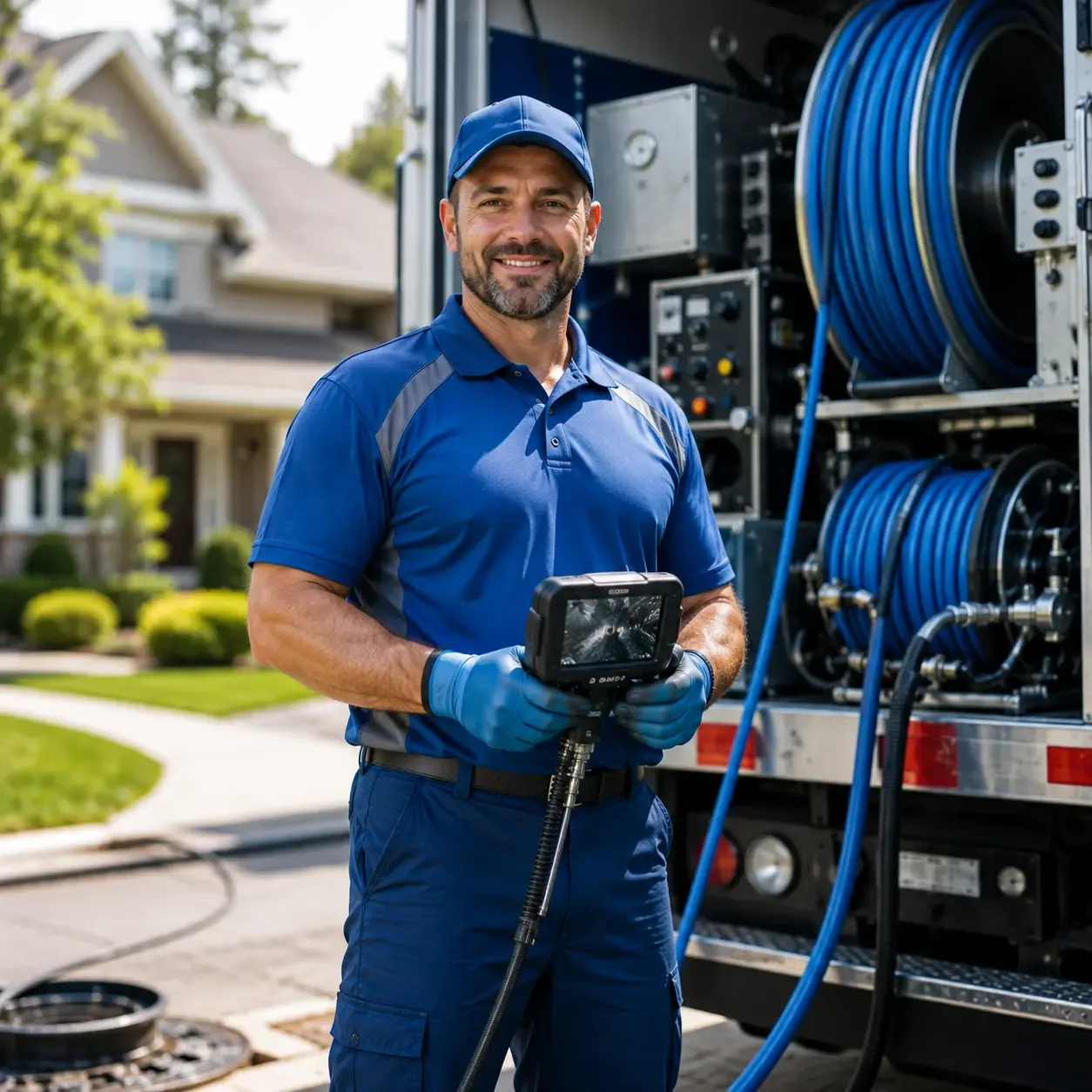 Local outdoor drain cleaning specialists in Pflugerville, TX